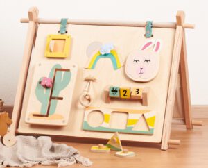 Busy board set of 5 panels in pastel colors