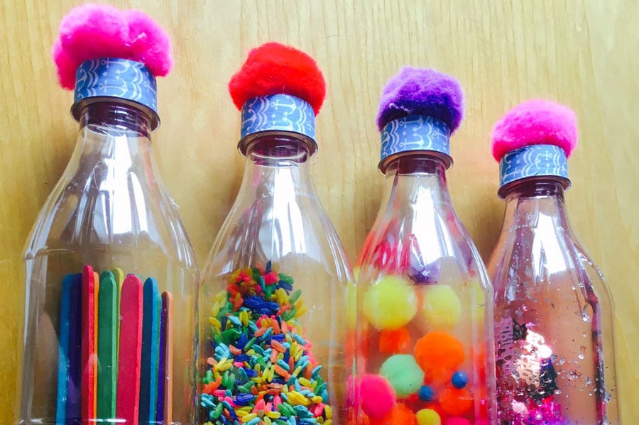 Bottiglie sensoriali Montessori