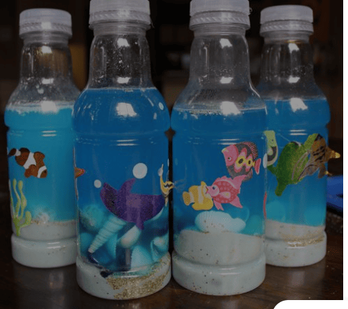 Bottiglie sensoriali Montessori