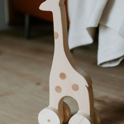 Giraffa in legno